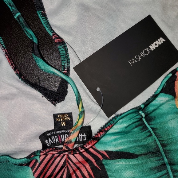 NWT Tropical Fasion Nova One Piece Swimsuit - Picture 3 of 7